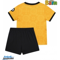 Wolves Hjemmedraktsett Barn 2025-26 Kortermet (+ Korte bukser)